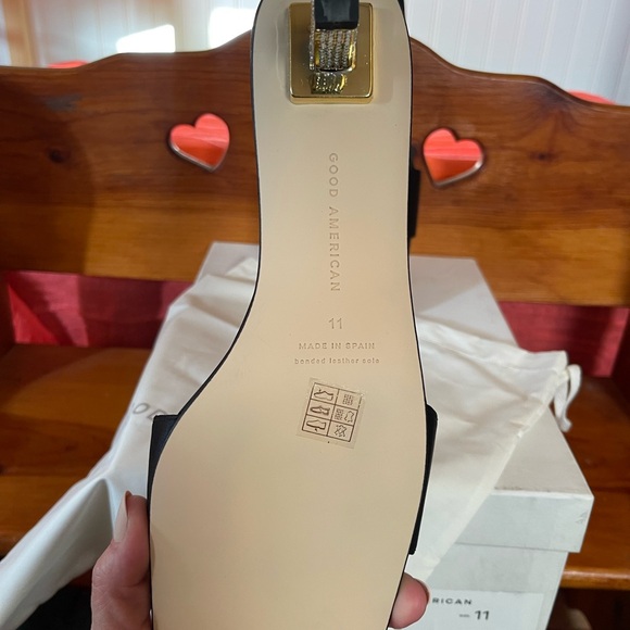 Good American Rhinestone Heels size 11 NIB. Runs small/suited for narrow feet. - Picture 2 of 4